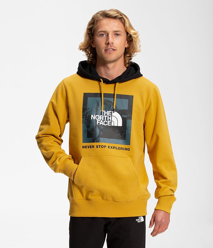 The North Face Bluza Męska Żółte Recycled Climb Graphic - NRGM18560